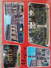 Cartolina Antica Maglie Lecce Vedute Varie