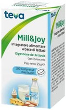 Mill&Joy 100 Compresse Masticabili - Integratore Alimentare a Base Di Lattasi pe