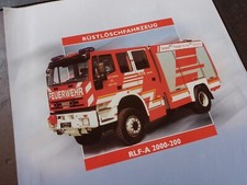 IVECO LOHR MAGIRUS RLF-A 2000-200 MEZZI SPECIALI VIGILI FUOCO brochure originale