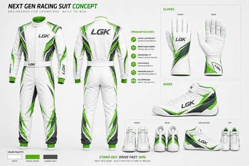 Tuta corsa lgk kart - tuta,