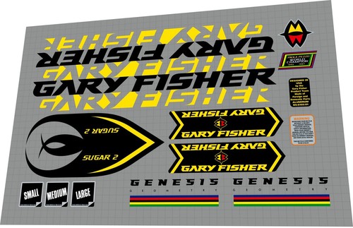 Set decalcomanie gary fisher - 2,