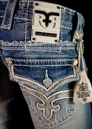 Jeans uomo rock revival - jeans,