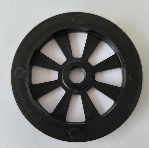 Griglia tonda pvc nero - nero, x