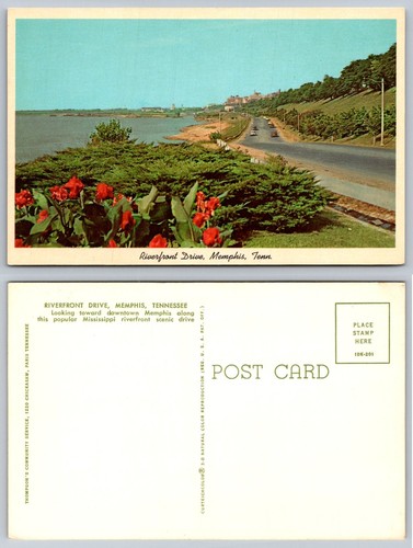 Cartolina epoca riverfront - cartolina, d'epoca