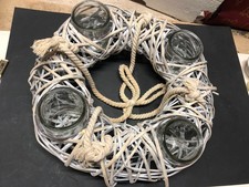 Corona Dell Avvento portacandele da appendere o Centrotavola natalizio