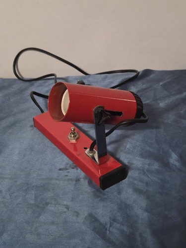 Modernariato faretto rosso - modernariato-faretto,