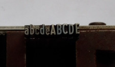 Semplicità Stretta corpo 10 - Caratteri mobili tipografici in piombo da stampa