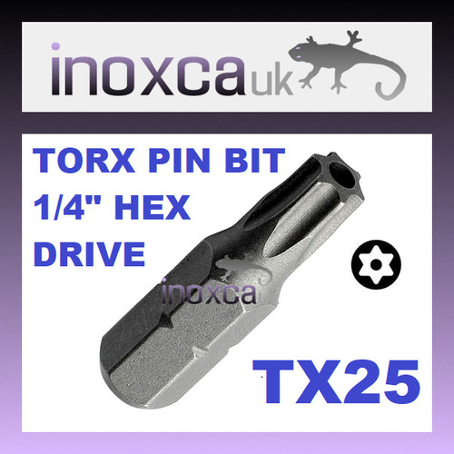 T25 tx25 torx pin bit - t25,