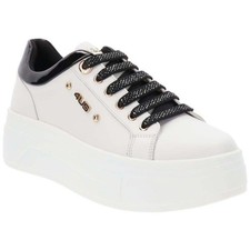 4US Sneakers Donna in Pelle ed Ecopelle By Cesare Paciotti - BIA/NER (Bianco/Ner