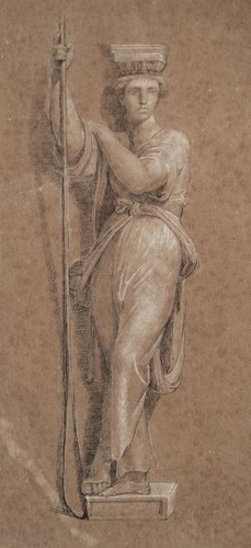 Statua timone bastone