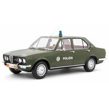 ALFA ALFETTA 1.8 1972 POLIZIA 178D 1:18 Laudo Racing Forze dell'Ordine Modellino