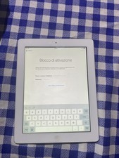 Apple iPad 2a Generazione 9.7" 16GB Wi-Fi Tablet White Icloud Lock