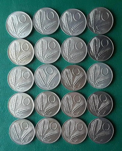 Lotto monete diverse 10 - monete,