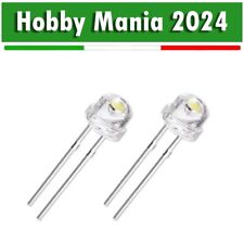 20 Pezzi - LED DIODO Emettitore 5mm ultra luminoso colore Bianco