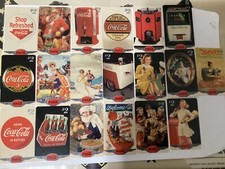 Set 19 schede telefoniche Coca