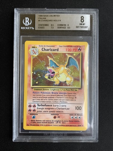 Pokemon tcg bgs charizard - bgs, 8