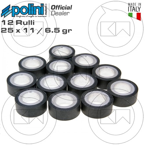 Serie kit rulli 5 - 12, 6,5