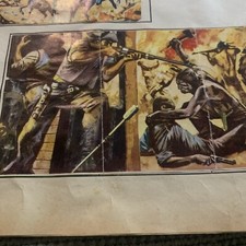 FIGURINA N.246-247-248 LA STORIA DEGLI INDIANI  ED.  MIRA 1965 OTTIMA DA RECUP