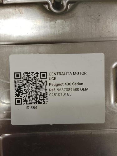 0281010165 centralina motore