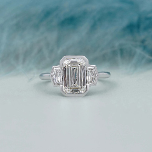 Anello carati tre pietre - carati,