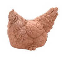 GALLINA CM.20 IN TERRACOTTA