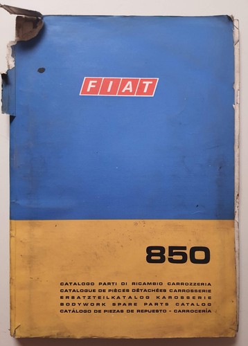 Fiat 850 catalogo ricambi - catalogo,