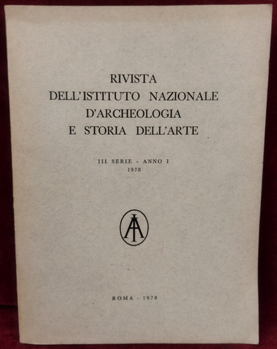 Rivista istituto archeologia - rivista,