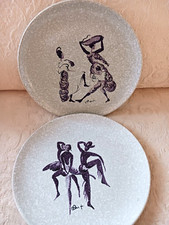 2 piatti-piatti vintage W.C. &