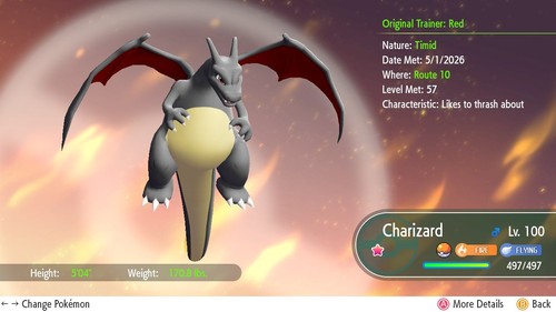 Charizard shiny 6ivs - shiny, max