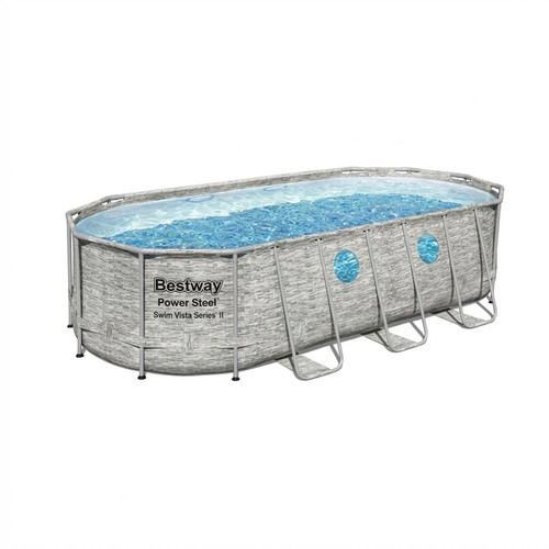 Piscina ovale power - ovale, steel