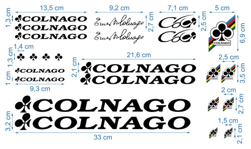Colnago die cut - die-cut, decals