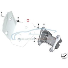 Originale BMW 46638569664 - Parabrezza tour trasparente L=390MM