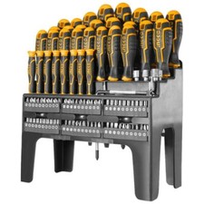 Set Cacciaviti giraviti professionali kit 100 pz inserti taglio croce torx INGCO