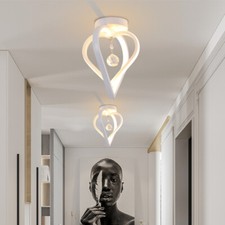 LAMPADA PLAFONIERA LAMPADARIO DA SOFFITTO CORRIDOIO DISEGN MODERNO CON CRISTALLO