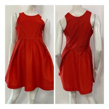 MAJE Vestito abito rosso arancione Tg 2