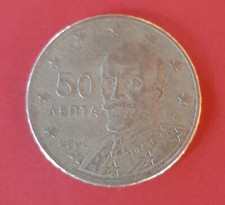 Moneta Grecia Euro 50 Cent 2002