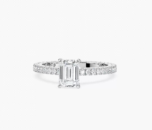 Fede nuziale diamante platino - nuziale,