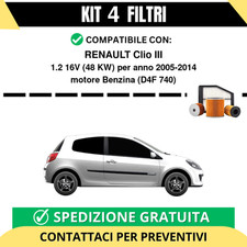 Kit 4 Filtri Tagliando per