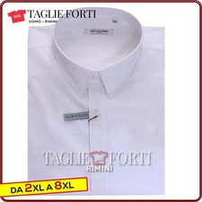Camicia Uomo Taglie Forti elasticizzata cotone manica lunga Maxfort da 1XL a 8XL