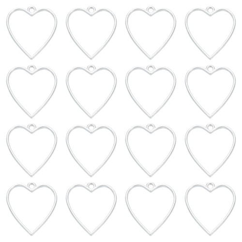 16pcs cuori resina - 16pcs,