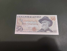 Banconota 50 Lire FDS - RARA - Prova di Francobollo - Italia 🇮🇹