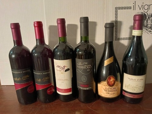 Lotto bottiglie nebbiolo - lotto,