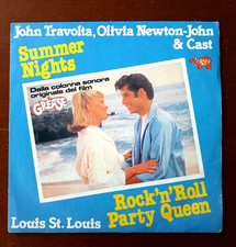 GREASE J. TRAVOLTA O. NEWTON JOHN - SUMMER NIGHT - DISCO 45 giri 7" - NMINT