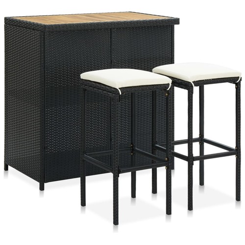 Set bar in polyrattan - set,