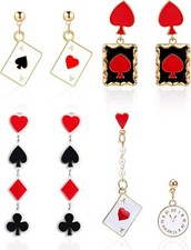 4 Paia Orecchini Carnevale
