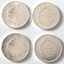 Cedo lotto 4 monete 10 franchi