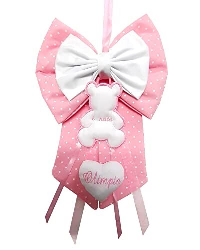 Fiocco nascita rosa con - fiocco,