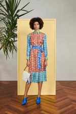 $850 ESCADA camicia top seta