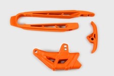 SET SLITTA + GUIDA CATENA KTM