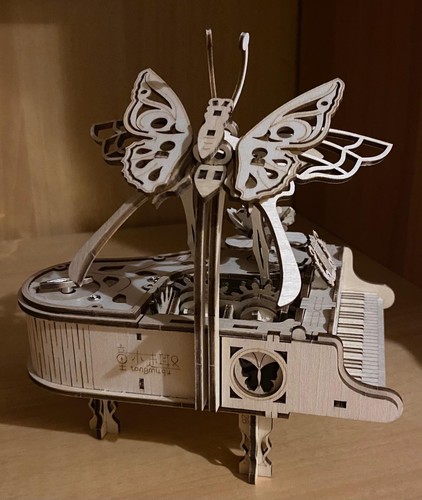 Puzzle legno pianoforte con - legno,